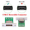 Picture of CY Connector 5pcs/Set DIY OEM Type C Female Socket Connector Panel Mount Type with PC Board 24pin USB 2.0 Pinout