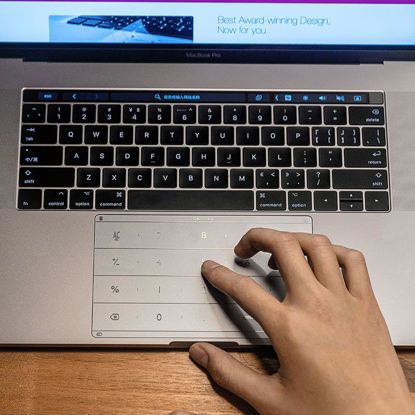 Picture of The Nums Smart Numeric Keyboard for MacBook Pro 16'' (2019-2024 M3/M2), A2141 /A2485 /A2780, Touchpad Protector，2-in-1 Touchpad with Numeric Keypad