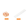 Picture of MECCANIXITY Copper Heatsink 6x6x4mm with Self Adhesive for IC Chipset Cooler Pack of 5