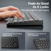 Picture of TECKNET 2.4G Small Wireless Keyboard, Mini Keyboard Compact Wireless Keyboard with Media Hotkeys for Computer Laptop, PC, Windows, Mac