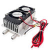 Picture of Lsgoodcare 120W Semiconductor Refrigeration Cooler Kit DIY Peltier Cooler 12V TEC1-12706 Peltier Heatsink Module kit Thermoelectric Peltier Water Cooling System for DIY Car Electronic Refrigerator