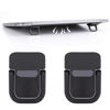 Picture of Abeillo 2PCS Portable Keyboard Riser, Self-Adhesive Mini Laptop Stand Invisible Computer Keyboard Stand for Desk, Laptop Feet Compatible with Pro/Air, Lenovo, Surface (Black)