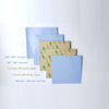 Picture of Thermal Pad 0.5mm 1.0mm 1.5mm 2.0mm 2.5mm ASTM 4x4 inches Set Large Sheet Thermal Pads 5 Thickness Plus Sticky Layer Honest 3.6W Thermal Conductivity Blue,one size