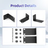Picture of PhyinLan Universal Rack Mount Kit 1U Rack Ears for NETGEAR Series Switches (JGS/MS/RPS/SRX/XS/XSM/FS Series)