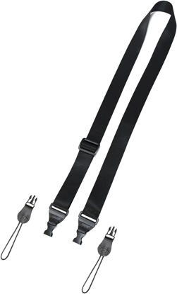 Picture of TIMISM Shoulder Strap, 59 inch Adjustable Removable Shoulder Straps, Sturdy Nylon Comfortable Shoulder Strap, Universal Replacement Shoulder Strap for Tablet Case/Camera/Crossbody Bag, Black