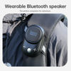 Picture of Divoom Itour-S Portable Mini Wearable Bluetooth Speaker, Big Audio and Punchy Bass,Clip-On Design, IP67 Waterproof and Dustproof,10 Hours Playtime,Speaker for Home Travel Office and Outdoors (Black)