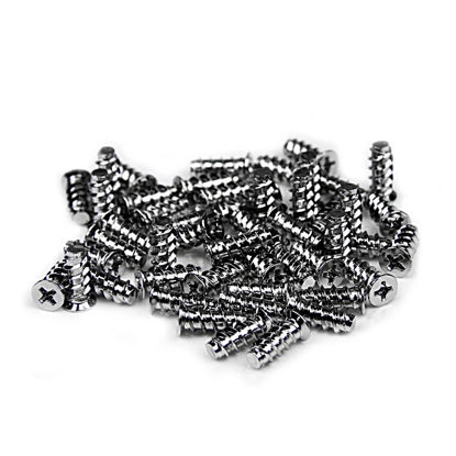 Picture of Easycargo Computer Case Fan Screws, Fan Screws PC, Fan screws for 70mm, 80mm, 90mm, 92mm, 120mm, 140mm PC Cooling Fan (Silver 50 Pack)