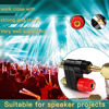 Picture of 4MM Copper 2-Way Banana Plug Jack Socket Binding Post Video Speaker Terminal Connectors Power Amplifier Dual Gold Plated Insulated Terminals(6Pcs Lkelyonewy)