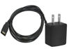 Picture of Excelshots AC Adapter/Wall Charger + USB Connection Support Cable for Sony HDR-CX240 Handycam Camcorder.