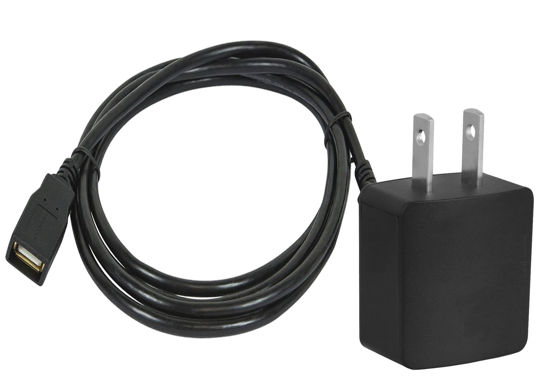 Picture of Excelshots AC Adapter/Wall Charger + USB Connection Support Cable for Sony HDR-CX240 Handycam Camcorder.