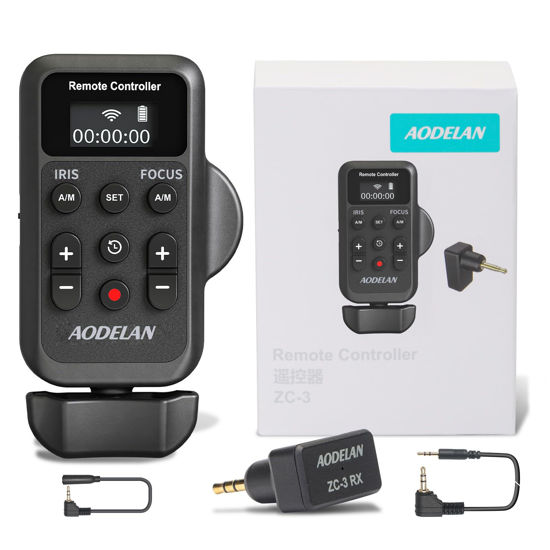 Picture of Wireless Camcorder Lanc Zoom Controller, Wired Remote Control with 2.5mm Jack Cable, IRIS, Focus, Video Recording and Zoom Commander with Lanc or Remote Terminal for Canon XL1S XL2 XHA1 /Sony NX5C