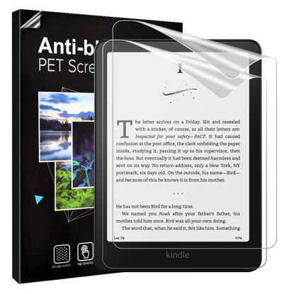Picture of TiMOVO (2 Pack) Screen Protector for All-new Amazon Kindle Paperwhite 7 Inch (12th Generation, 2024) and Kindle Colorsoft Signature Edition, Anti-Glare Scratch Resistant PET Screen Film Protector