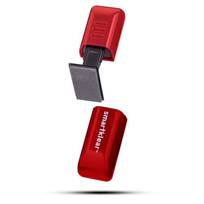 Picture of SmartKlear Smart Phone Screen Cleaner - Efficient and Durable Carbon Microfiber Technology (Injected Red)