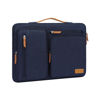 Picture of MOSISO 360 Protective Laptop Sleeve Compatible with MacBook Pro 16 inch 2024-2019 M4 M3 M2 M1, 15-15.6 inch HP, Dell, Lenovo, Acer,Asus Notebook, Side Open Bag with 4 Zipper Pockets&Handle, Navy Blue