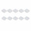 Picture of Futheda 10PCS Silicone USB 3.1 Type C Male Interface Port Plug Cover Stopper Anti Dust Cap Protector - Clear