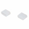 Picture of Futheda 10PCS Silicone USB 3.1 Type C Male Interface Port Plug Cover Stopper Anti Dust Cap Protector - Clear