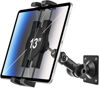 Picture of woleyi Tablet Wall Mount for iPad - [360° Adjustable Arm] Tablet Holder Stand for Kitchen Cabinet, Under Counter, Desk, for 4-13" Tablet Like iPad Pro 12.9, Air, Mini, iPhone, Galaxy, Fire HD, Switch