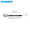 Picture of PATIKIL 200mm 8 Inch Hand Wrist Strap Lanyards, 10 Pcs Nylon Adjustable Wristlet String Cord for Cellphone Flashlight USB Key Chain Camera Bottom, Black