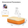 Picture of ERGONOV Cozy Kindle Pillow Stand with 360° Adjustable Tablet Holder, Wooden Panel, iPad Stand for Hands Free Reading in Bed, Couch, Sofa, Compatible with 4.7"-13" Kindle, iPad, Phone, up to 14"Laptop