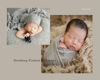 Picture of Zeroest Newborn Photography Wrap Newborn Photoshoot Props Boys Girls Newborn Posing Backgroud Stretch Knit Blanket for Baby Photo Prop (Grey, Small)