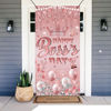 Picture of Happy Boss's Day Door Cover National Boss Day Photography Backdrop Rose Gold Crown Boss Lady Female Best Boss Ever Banner for Lady Boss Day Office Party Decoration Supplies (36x72 inch (3x6FT))