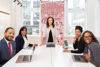 Picture of Happy Boss's Day Door Cover National Boss Day Photography Backdrop Rose Gold Crown Boss Lady Female Best Boss Ever Banner for Lady Boss Day Office Party Decoration Supplies (36x72 inch (3x6FT))