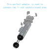 Picture of YIMINGYINUO 25mm/1 inch Ball to 1" Ball Mount Extension Ball Adapter Components Compatible with RAM Mounts B Size Standard Double Ball Socket Arms (Black 1)