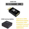 Picture of Woieyeks HDMI EDID Emulator Passthrough for with KVM Switches,Video splitters,Extenders,AV Receiver,5rd Generrtion Emulator Adapter Recommend 1080P@60fps,Highest4K@60fps (3 Pack)