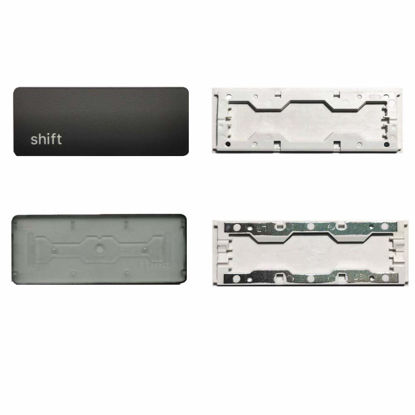 Picture of Replacement Individual Left Shift Key Cap and Hinges are Applicable for MacBook Pro 13&16inch Model A1989 A1990 and for MacBook Air Model A1932 Keyboard to Replace The Left Shift Keycap and Hinge