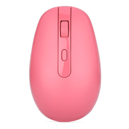 Picture of Rii Wireless Mouse RM700 2.4G Silent Mouse,Computer Mouse with USB Nano Receiver for Laptop,PC,Mac,Chromebook,Windows (Pink)