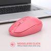 Picture of Rii Wireless Mouse RM700 2.4G Silent Mouse,Computer Mouse with USB Nano Receiver for Laptop,PC,Mac,Chromebook,Windows (Pink)