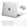 Picture of MOSISO Compatible with MacBook Air 13 inch Case M1 2022, 2021-2018 Release A2337 A2179 A1932 Retina Display Touch ID, Plastic Hard Shell&Keyboard Cover&Screen Protector&Type C Adapter, Crystal Clear