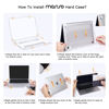 Picture of MOSISO Compatible with MacBook Air 13 inch Case M1 2022, 2021-2018 Release A2337 A2179 A1932 Retina Display Touch ID, Plastic Hard Shell&Keyboard Cover&Screen Protector&Type C Adapter, Crystal Clear