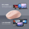 Picture of Bluetooth Wireless Mouse USB C for MacBook Air Pro/Computer/Laptop, Wireless Bluetooth Rechargeable USBC Mouse Compatible with Mac Book/iMac/iPad/Surface Pro PC Desktop Silent Ergonomic Mouse(Pink)