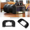Picture of Micro Traders EP-11 Eyecup Eyepiece Viewfinder, Hot Shoe Protective Cover, Compatible with Sony A6000 A6100 A6300 A6400 A6500 A6600 A3500 A3000 A58 NEX-6 ZV1 ZV1 A7C, Etc.