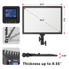 Picture of Dazzne D50 Ultra Thin Bi-Color Led Video Light,45W 3600Lux 3000K-8000K CRI96+,Dimmable 15.4inches Soft Key Light with LCD Display, Panel Light for YouTube/Photography/Video Shooting/Live Streaming