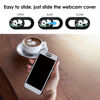 Picture of Webcam Laptop Camera Cover Slide, Cute Pattern Web Camera Cover, 0.02-Inch Ultra-Thin Fits for Laptop MacBook Pro iMac Air Computer Smartphones Tablets Protect Your Privacy Security (Panda-3Pack)