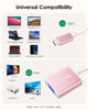 Picture of LENTION USB C to VGA Cable Adapter,Type C to VGA Monitor Converter Compatible 2023-2016 MacBook Pro 13/15/16,New Mac/MacBook Air/Surface,iPad Chromebook,Galaxy,Dell XPS,Phone,More(1080VGA, Rose Gold)