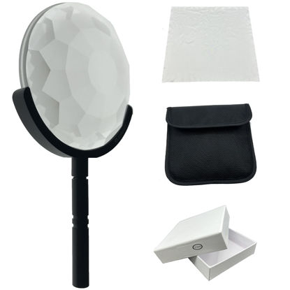 Picture of Jorixxy 77mm Handheld Kaleidoscope Glass Prism Camera Filter Variable Number of Subjects SLR Photography Accessories（Handle Type）
