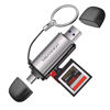 Picture of MEANHIGH SD Card Reader, USB-C and USB 3.0 Micro SD Card Adapter, Dual Connector Memory Card Reader for SDXC, SDHC, SD, MMC, RS-MMC, Micro SDXC, Micro SD, Micro SDHC Card