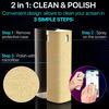Picture of IO CLEAN Mini Screen Cleaner Spray - Finger Proof Screen Cleaner for Smartphones, iPads, MacBooks, Laptops, Car Screens, Touchscreens - 3in1 Mist Cleaner, Microfiber Cloth and Protective Cover (Green)