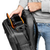 Picture of Lowepro GearUp Creator Box Large II, Mirrorless and DSLR Camera Bag, Camera Case with QuickDoor Access, Made with Recycled Fabric, Orange Padded Interior Dividers, Grey