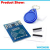 Picture of WWZMDiB 5Pcs RFID Kit - MF RC522 RF IC Card Sensor Module + S50 Blank Card + Key Ring + Male to Female Jumper Wires for Arduino Raspberry Pi