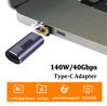 Picture of USB C Female to Female Adapter, 40Gbps USB Type C Female to Female Adapter, 100W Power Delivery and 8K@60Hz Video Pass Through, Compatible for iPad, Thunderbolt 4/3, MacBook Pro/Air, 2 Pack
