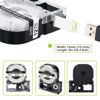 Picture of Absonic Compatible Label Tape Replacement for LK-4WBN LK-4LBP LK-4RBP LK-4YBW LK-4GBP Work for Epson LabelWorks LW-300 LW-400 LW-500 LW-600P LW-700 LW-K200PX Label Maker, 1/2" x 26', 12mm x 8m, 5-Pack
