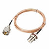Picture of uxcell UHF PL-259 Male to UHF SO-239 Female Bulkhead RG316 Coax Cable 6-feet