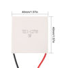 Picture of UMLIFE 6PCS TEC1-12708 TEC Thermoelectric Heatsink Cooler Cooling Peltier Plate Module 40x40mm