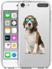 Picture of GlamCase for iPod Touch 7th / 6th / 5th Generation Case Clear - Vintage Beagle Dog Printed Slim Fit Flexible Clear Transparent Shockproof Designer Back Case/Cover for iPod Touch 7/6 / 5
