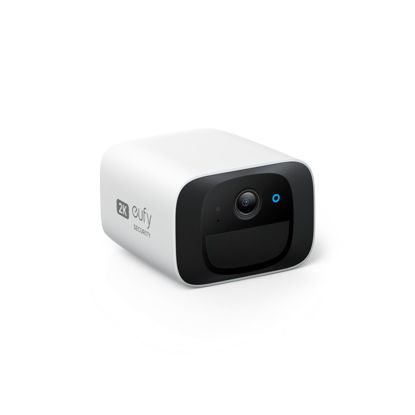 Picture of eufy Security SoloCam C210, Wireless Outdoor Camera, 2K Resolution, No Monthly Fee, Wireless, 2.4 GHz Wi-Fi, HomeBase 3 Compatible (Renewed)