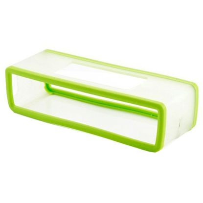 Picture of HopCentury Replacement TPU Gel Soft Case Skin Cover Pouch Box for Bose Soundlink Mini Bluetooth Speaker Green